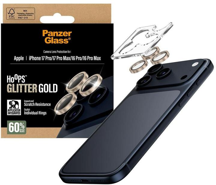 Produktbild PanzerGlass Hoops (1 Stück, Apple iPhone 17 Pro, Apple iPhone 17 Pro Max, Apple iPhone 16 Pro Max, Apple iPhone 16 Pro)