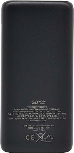 Produktbild Legrand Power Bank (20000 mAh, 5 W, 74 Wh)