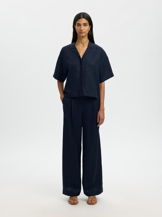 Immagine prodotto Selected Slflyra 2/4 Boxy Linen Blend Shirt Noos (42)