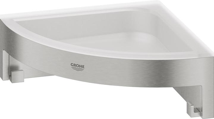 Grohe Start Cube QuickFix Eckduschkorb, klebbar, supersteel