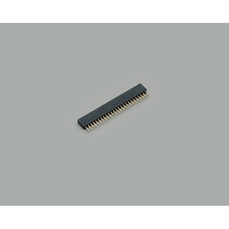 BKL Electronic Buchsenleiste (Standard) Anzahl Reihen: 1 Polzahl je Reihe: 3 101, Elektronikkabel + Stecker, Schwarz