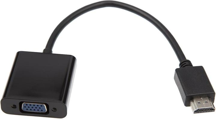 Produktbild Iiglo HDMI til VGA adapter 10cm (sort) (VGA, 10 cm)