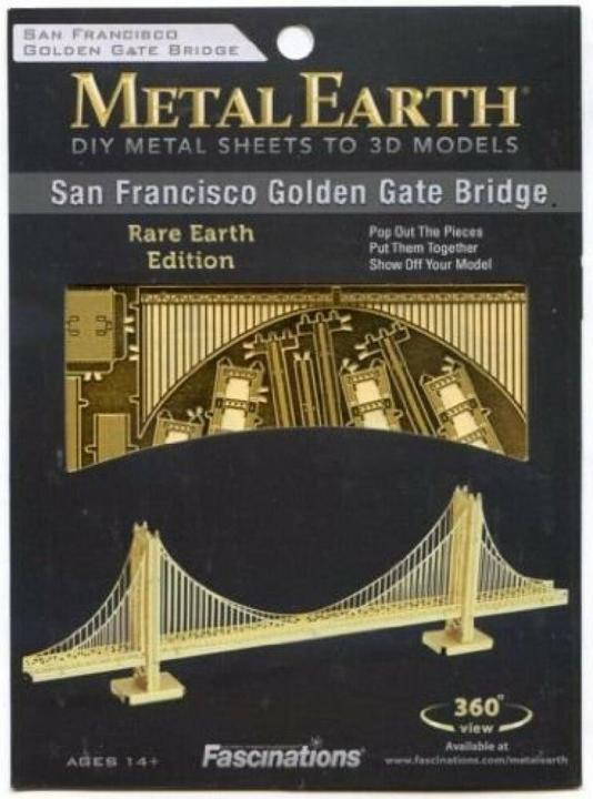 Produktbild Metal Earth Golden Gate Bridge (Goldenes Modell)