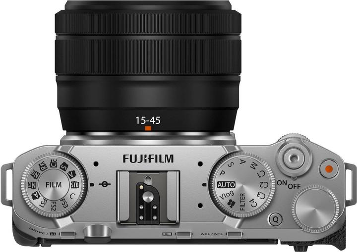 Actual product image Fujifilm X-M5 System camera with XC 15-45mm lens, silver (26.10 Mpx, APS-C / DX)