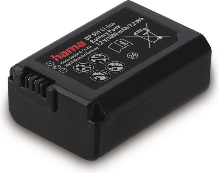 Produktbild Hama Li-Ion-Akku DP 551 für Sony NP-FW50 (Akku)