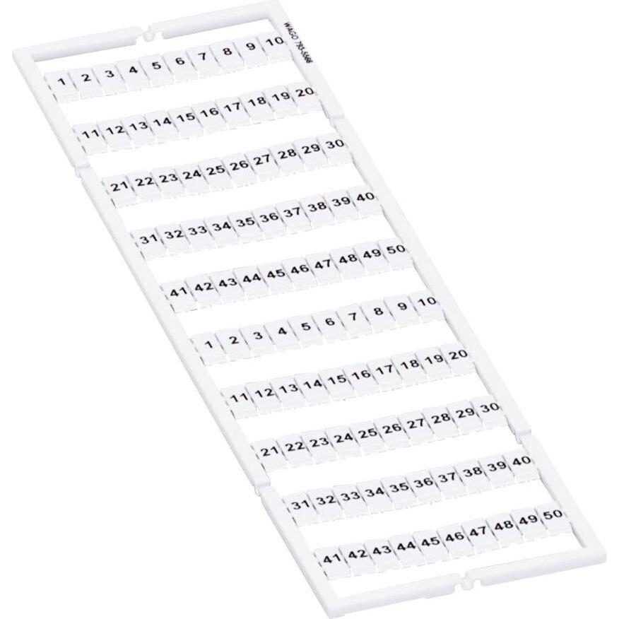 Wago Bezeichnungskarten (Diverse), Elektronikzubehör + Gehäuse, Weiss