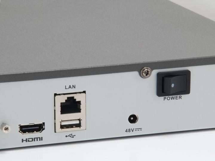 Produktbild LevelOne NVR-0504 4-Kanal PoE Netzwerk Videorekorder 4 PoE-Ausgaengen H.265/264 (Netzwerk Videorecorder (NVR))