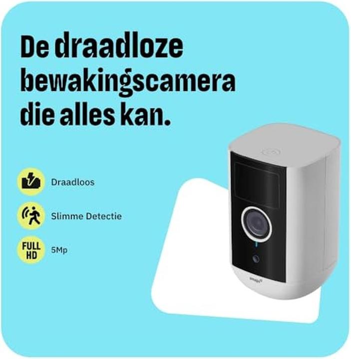 Image du produit Omajin Caméra réseau OMA-OWC-01-UE + 64 Go MicroSD (2560 x 1440 Pixels)