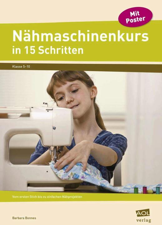 Produktbild Nähmaschinenkurs in 15 Schritten (Deutsch, 2021)