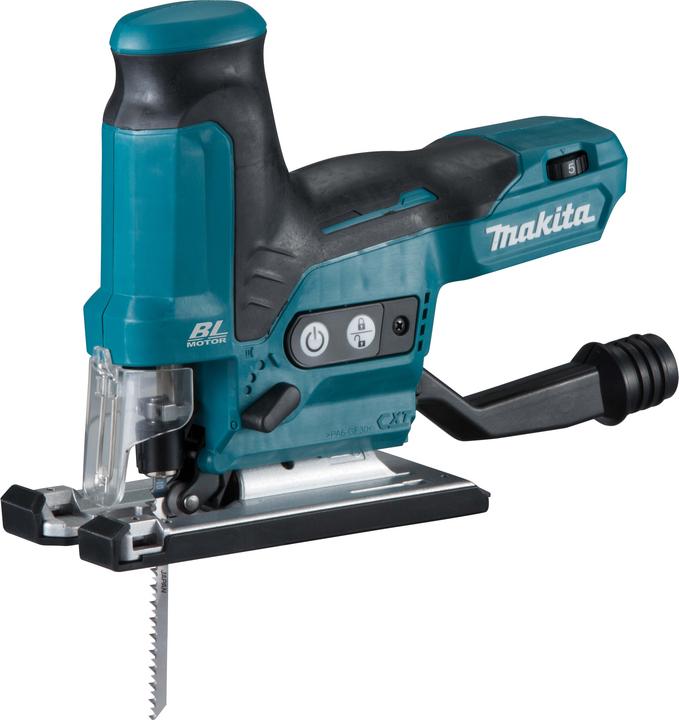 Produktbild Makita JV102DZ Akku-Gehrungssäge 12V MAX, BL-Motor, ohne Akkus und Ladegerät.