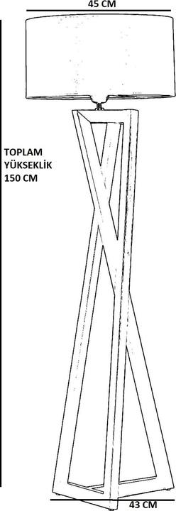 Actual product image Opviq Macka Floor Lamp (E27)