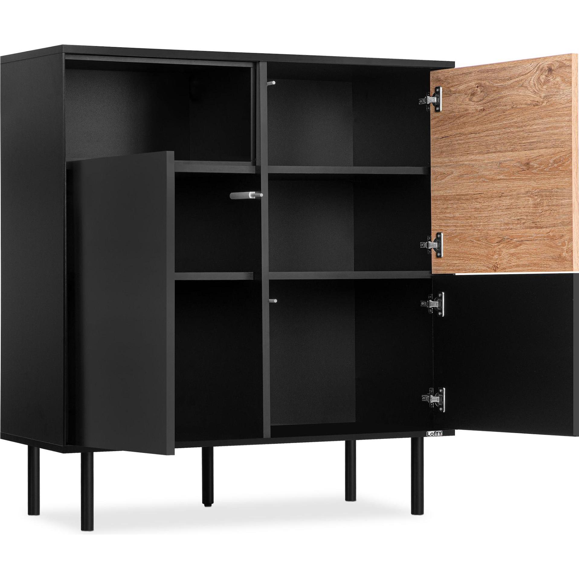 Thumbnail - Konsimo, Kommode + Sideboard, Lofty (101.5 x 109.5 x 41 cm)