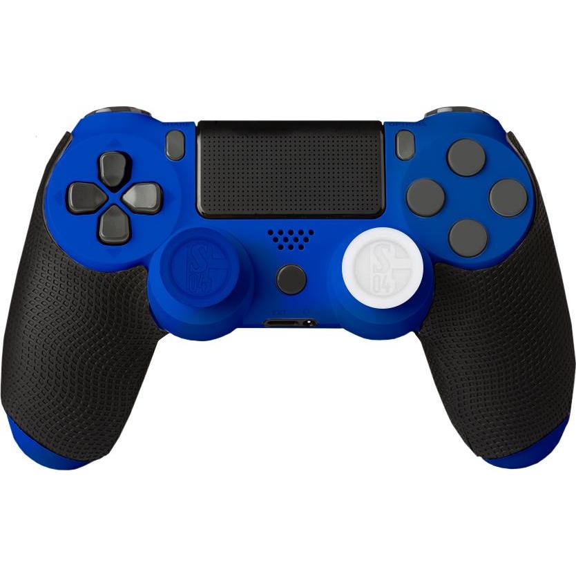 Thumbnail - Snakebyte PS4 Controller-Set Schalke 04 (ohne Controller) (Playstation Classic), Gaming Controller, Blau, Schwarz