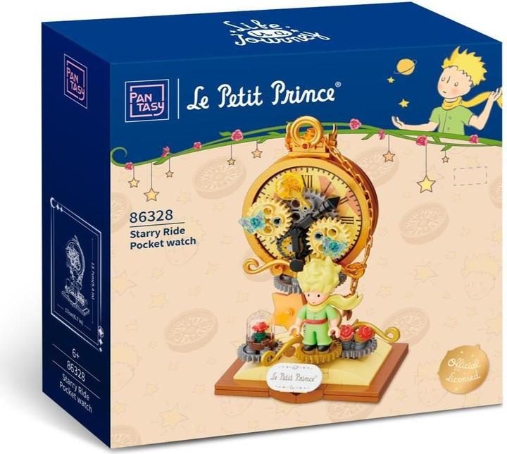 Actual product image Pantasy The Little Prince Starry Ride building set Pocket Watch 17 cm