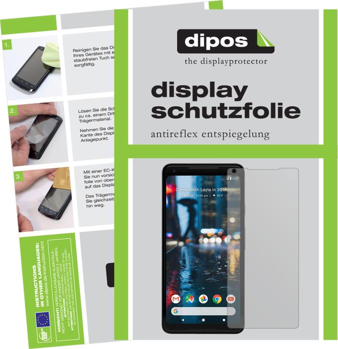 Dipos Displayschutzfolie Antireflex (6 Stk., Google Pixel 2 XL)