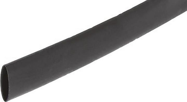 Produktbild HellermannTyton Thin wall tubing A/L 4:1 1.2m 12/3 black (125x)
