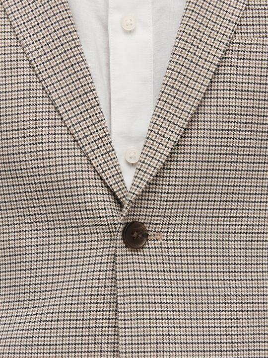 Actual product image Selected Slim Fit Check Blazer (50)