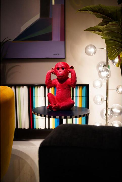 Produktbild Kare Design Spardose Monkey Kikazaru Rot