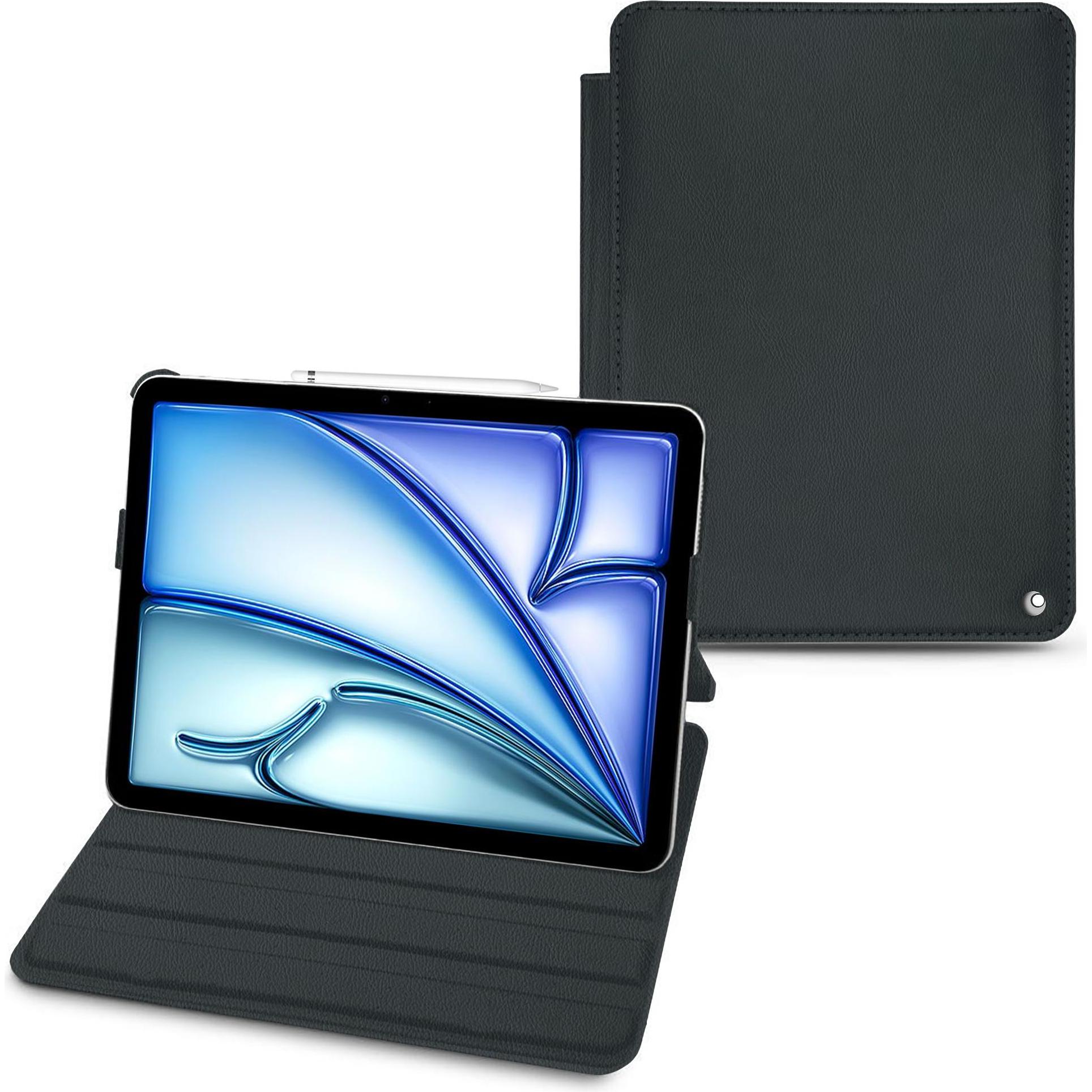 Thumbnail - Noreve Lederschutzhülle horizontal (iPad Air 2020 (4. Gen), iPad Air 2022 (5. Gen)), Tablet Hülle, Schwarz