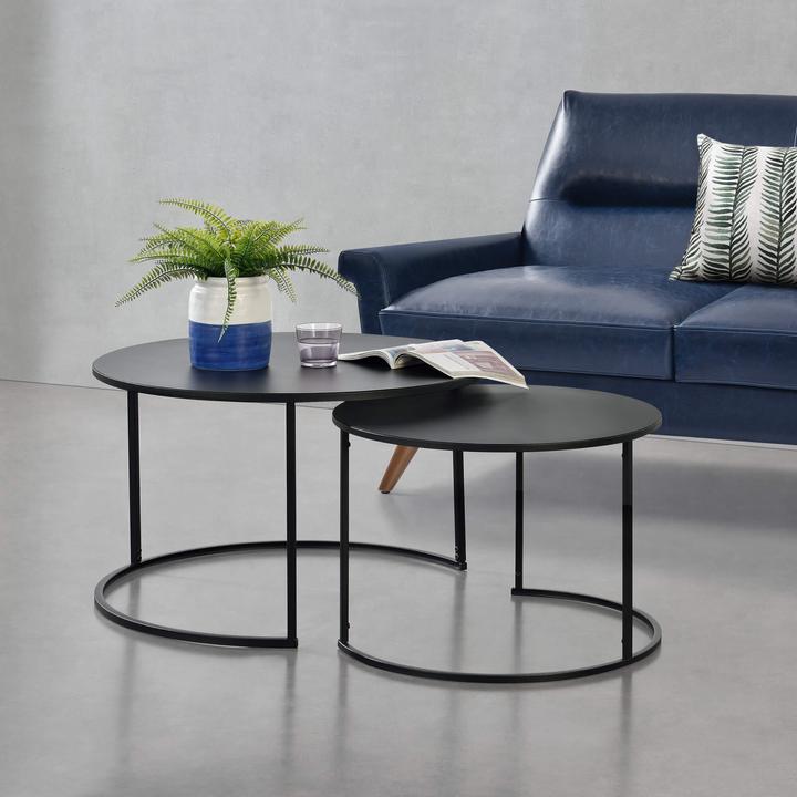 Actual product image En.Casa Korenica (Ø 74 x 46 cm, Ø 58 x 41.5 cm)