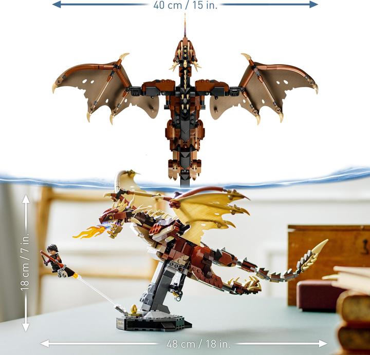 Actual product image LEGO Hungarian Horntail (76406, LEGO Harry Potter)