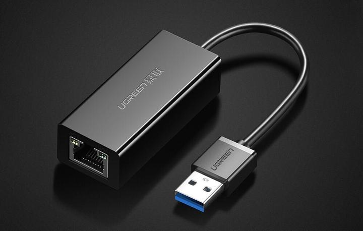 Produktbild Ugreen USB 3.0 to RJ45 Network Adapter CR111, Gigabit Ethernet (Black) (USB 3.0, RJ45 Gigabit Ethernet (1x))