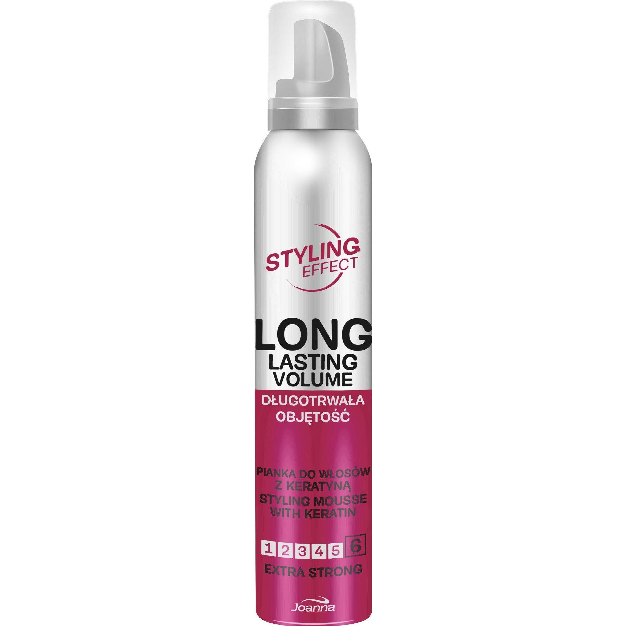 Joanna , Mousse Per Capelli, Styling Effect Mousse Modellante Piano Per Capelli Extra Forte 150Ml (Agente Schiumogeno, 150 Ml)