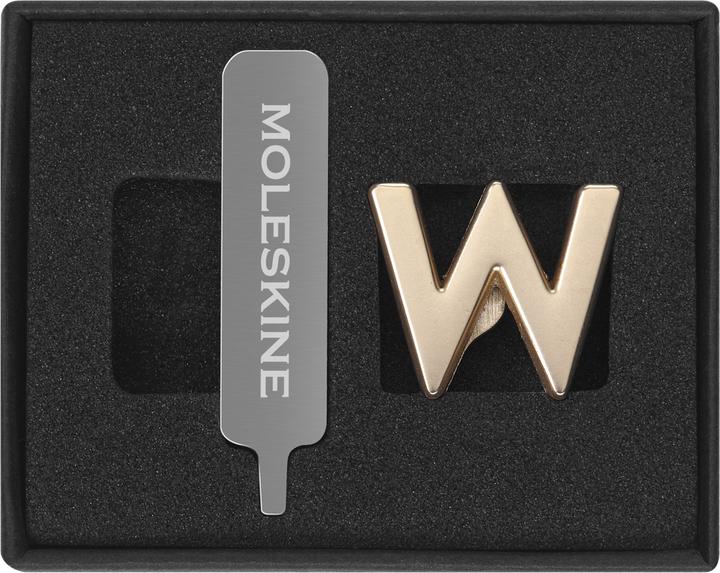Immagine prodotto Moleskine Spilla Lettera W Oro