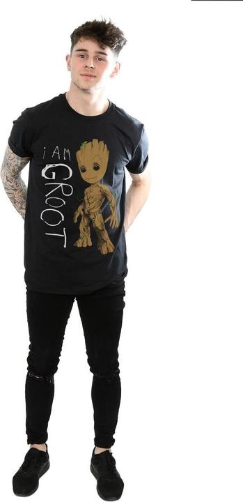 Produktbild Guardians Of The Galaxy I Am Groot Scribbles TShirt (4XL)