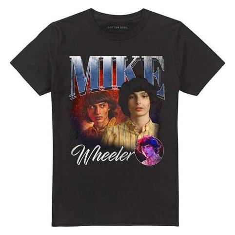 Universal Textiles, Herren, Shirts, Season 5 - Mike Homage, Schwarz, (Xl)