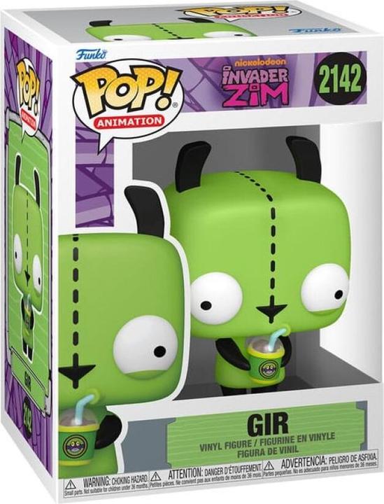 Actual product image Funko Invader Zim POP! Animation Vinyl Figuren GIR 9 cm