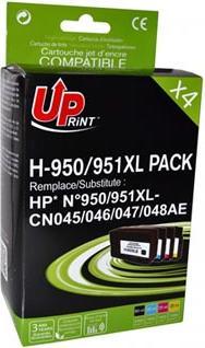 Tusz UPrint Zestaw tuszy H-950/951XL / CN045AE (Black, Cyan, Magenta, Yellow) (C, FC, M, Y)