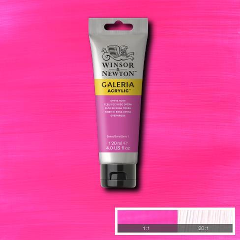 Actual product image Winsor & Newton Galeria Acrylic 120Ml Opera Rose 448 (Opera Rose, 120 ml)