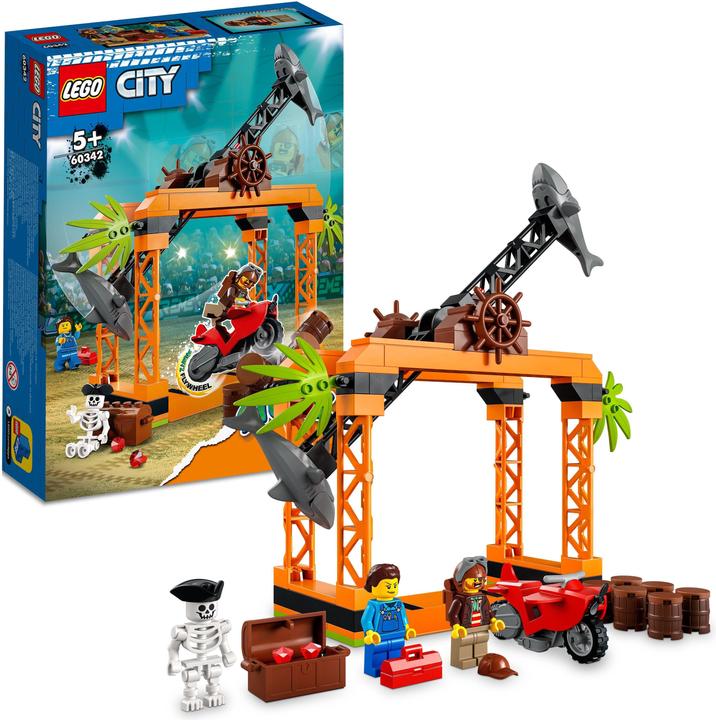 Produktbild LEGO Haiangriff-Stuntchallenge (60342, LEGO City)