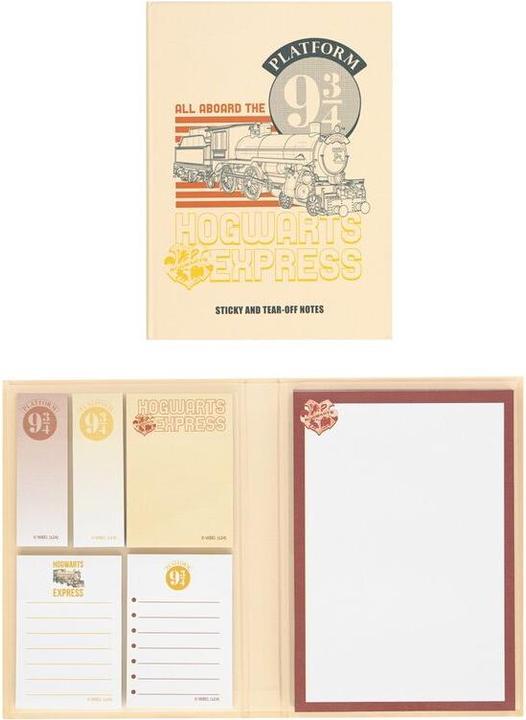 Actual product image Harry Potter Platform 9 3/4 Sticky notes notebook (A6)