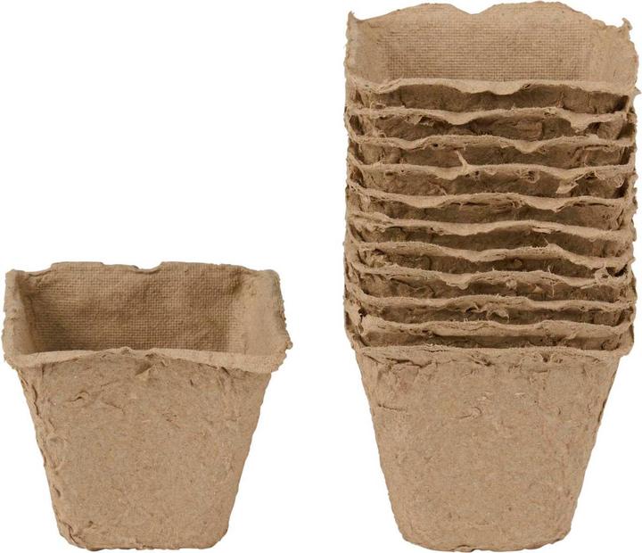 Kinzo Plantenpot papier vierkant 12 stuks