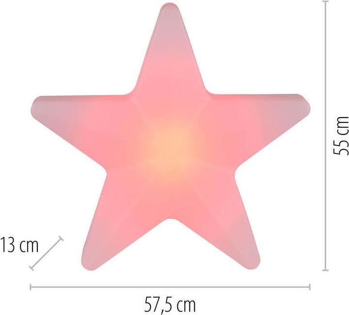 Produktbild Just Light Aussenleuchte AKKU STAR Gartenlampe, Aussenleuchte Erdspiess, opal weiss (172 lm, IP44)