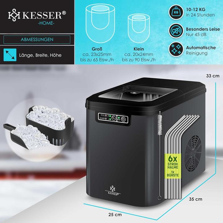 Produktbild Kesser Eiswürfelmaschine mit LED-Display