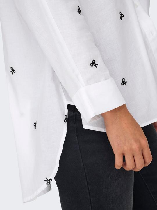 Produktbild Only Onlnew Lina Grace Ls Emb Shirt Noos Wvn (XS)