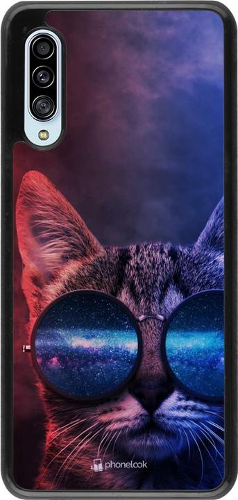 Produktbild PhoneLook Hülle Red Blue Cat Glasses (Samsung Galaxy A90 5G)