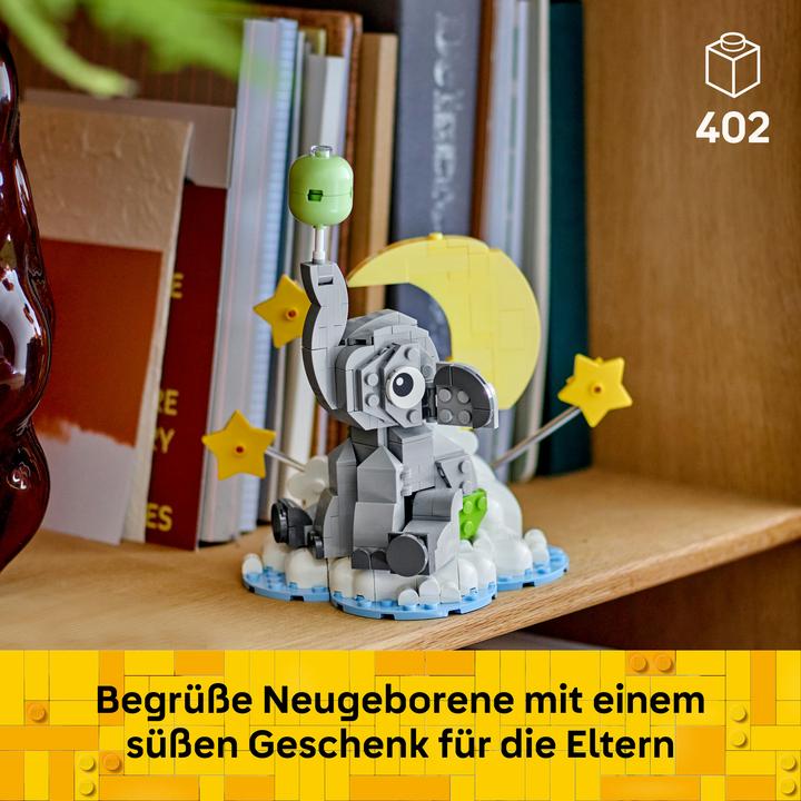 Produktbild LEGO Schwebender Baby-Elefant (40814, LEGO Classic)