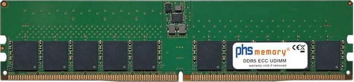 Produktbild PHS-memory 48GB RAM Speicher DDR5 UDIMM ECC 5600MHz PC5-44800E 288 Pin DIMM 1,1 Volt (SP595055)