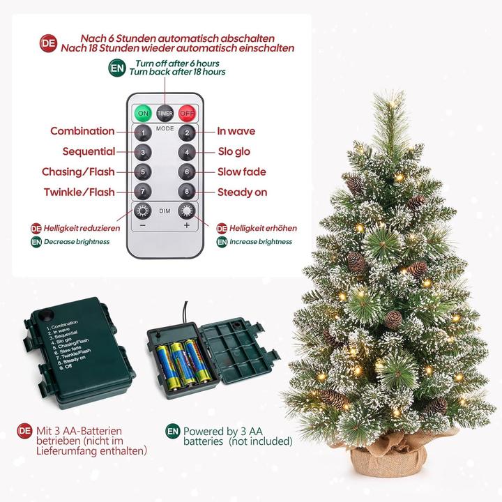 Produktbild Yorbay Mini Weihnachtsbaum