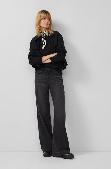 Produktbild s.Oliver Schal Nickituch mit Artwork-Design