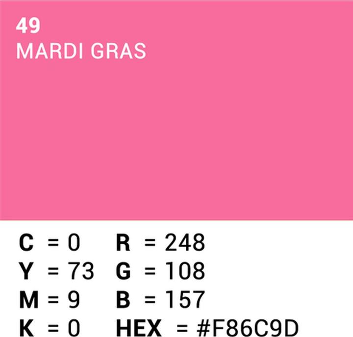 Produktbild Superior Achtergrond Rol Mardi Gras (nr 49) 1.35m x 11m (135 cm)