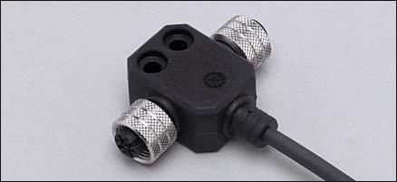 Actual product image IFM Central distribution board 2-gang 10-55DC 5m black E10437 - Cable - 5 m