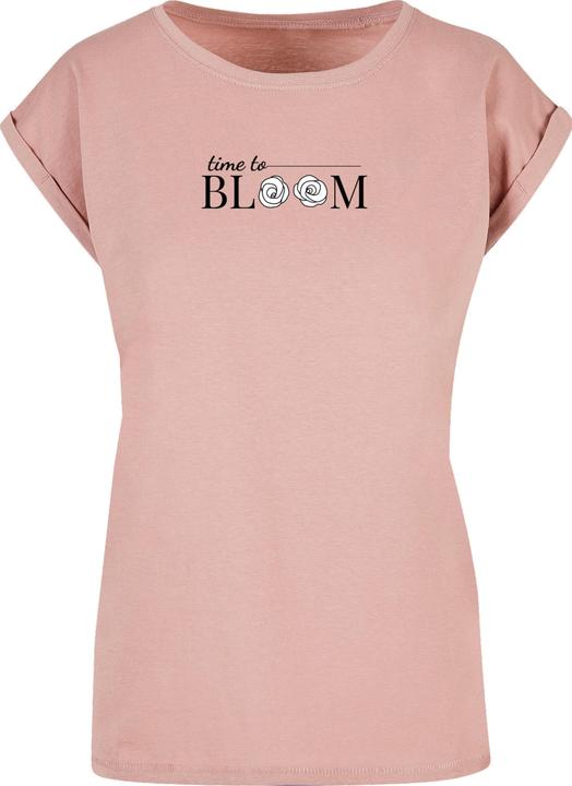 Produktbild Merchcode Ladies Time to bloom - Extended Shoulder Tee - 118693 (S)