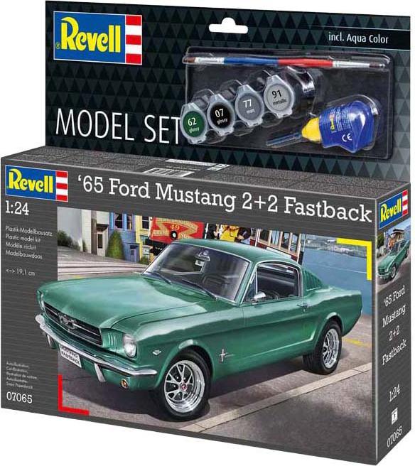 Actual product image Revell Model Set 1965 Ford Mustang 2+2 Fastback
