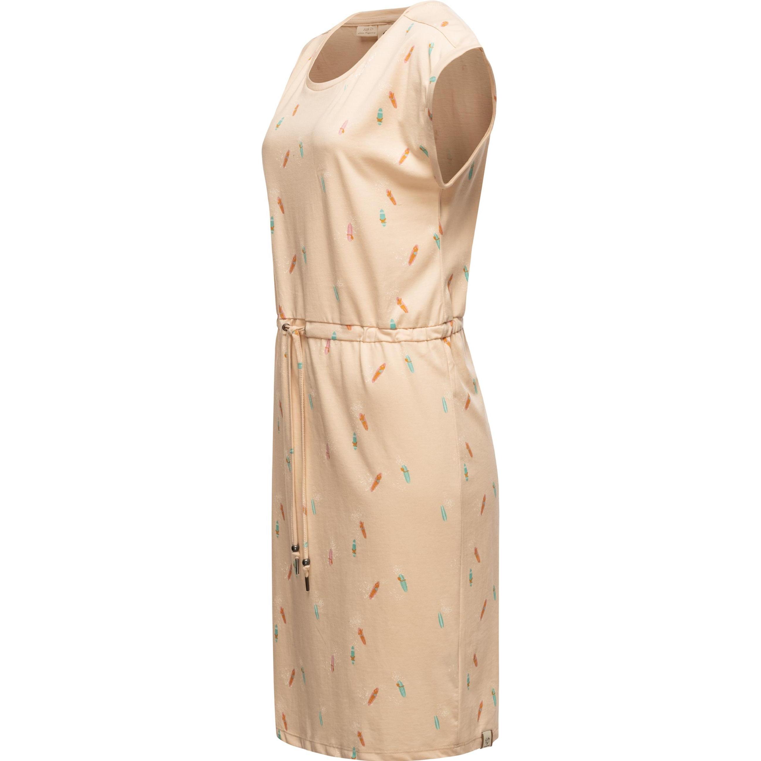 Thumbnail - Ragwear, Damen, Kleider, Mallory Print Dress Organic, Beige, (L)