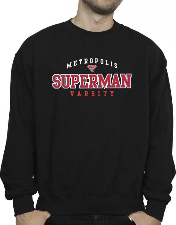 Immagine prodotto Superman Metropolis Varsity Felpa Uomo (L)